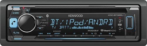 Kenwood - CD - Built-in Bluetooth - Apple® iPod®-Ready - In-Dash Deck with Detachable Faceplate - Multi - Larger Front