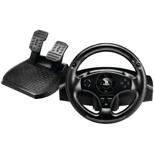 Thrustmaster - T80 Racing Wheel for PlayStation 4 and PlayStation 3 - Black - Larger Front