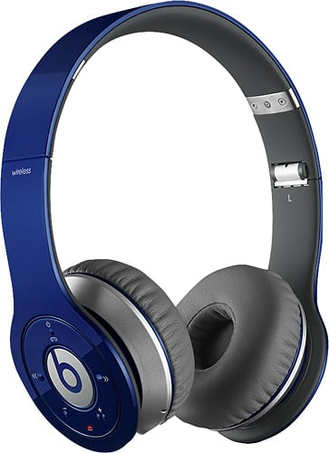 Beats by Dr. Dre - Open Box Excellent Condition - Beats Wireless On-Ear Headphones - Blue - Larger Front