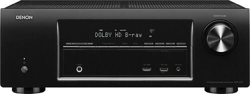 Denon - 600W 5.1-Ch. 3D Pass Through A/V Home Theater Receiver - Larger Front