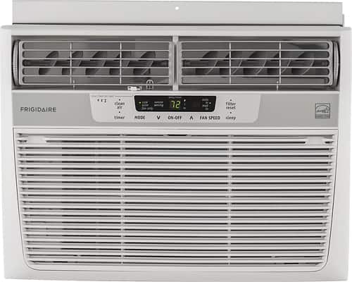 Frigidaire - 10,000 BTU Window Air Conditioner - White - Larger Front