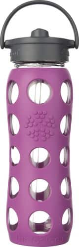 Lifefactory - 22-Oz. Water Bottle - Huckleberry - Angle