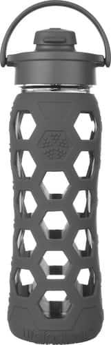 Lifefactory - 22-Oz. Water Bottle - Carbon - Angle