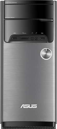 Asus - Desktop - Intel Core i7 - 12GB Memory - 1TB+8GB Hybrid Hard Drive - Gray - Larger Front