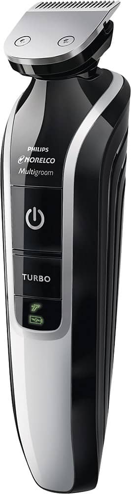 Philips Norelco - Multigroom 5100 All-In-One Trimmer Grooming Kit - Black/Silver - Angle Zoom