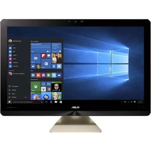 Asus - Zen AiO Pro 23.8" Touch-Screen All-In-One - Intel Core i7 - 16GB Memory - 512GB Solid State Drive - Icicle gold - Larger Front