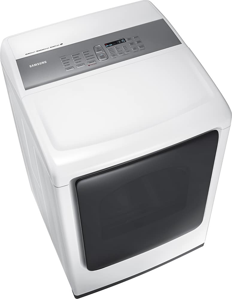 Samsung - 7.4 Cu. Ft. 12-Cycle Gas Dryer with Steam - Neat white - AlternateView15 Zoom