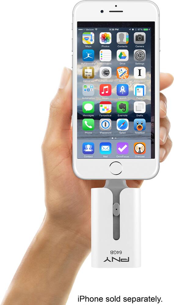 PNY - DUO-LINK On-the-Go USB Lightning Flash Drive - AlternateView12 Zoom