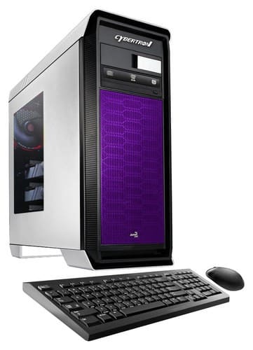 CybertronPC - Titanium X99 X4 Desktop - Intel Core i7 - 16GB Memory - 2TB Hard Drive + 500GB Solid State Drive - Purple - Larger Front