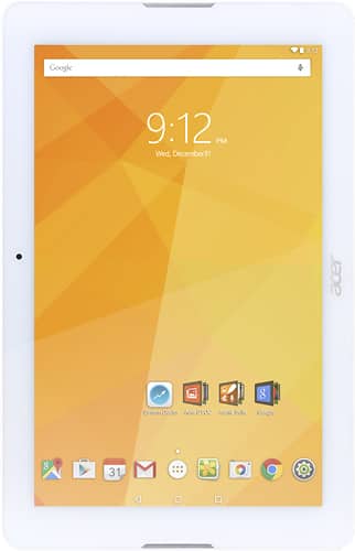Acer - Iconia One - 10.1" Tablet - 32GB - Wi-Fi - White - Larger Front