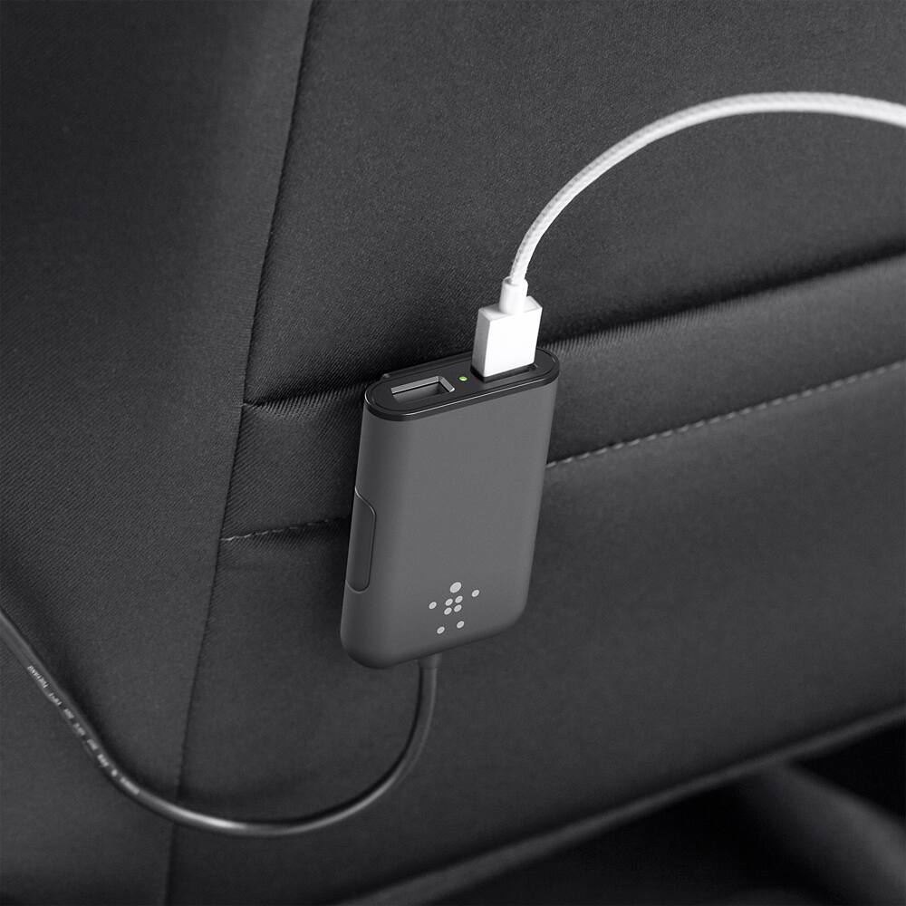 Belkin - Road Rockstar Vehicle Charger - Black - AlternateView1 Zoom