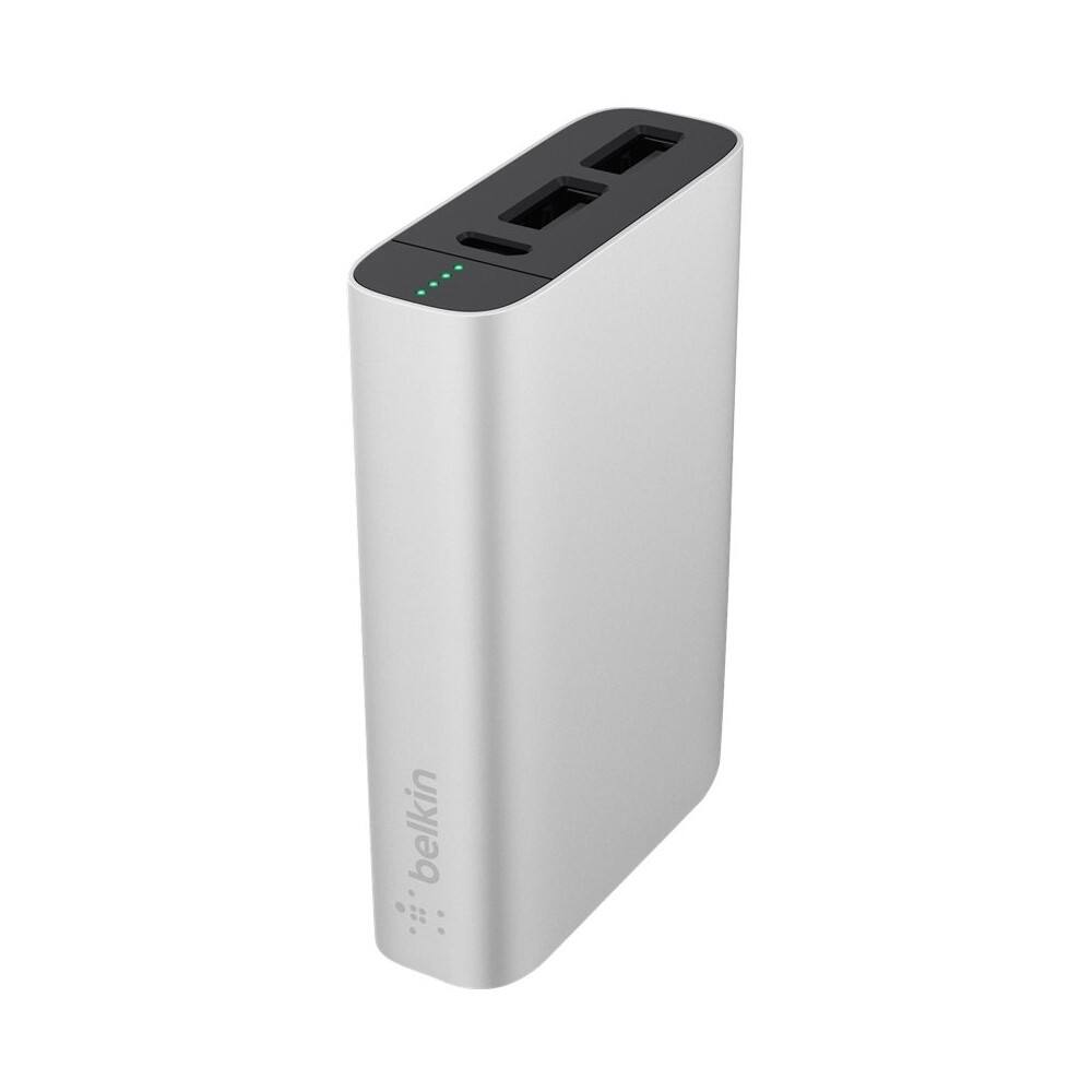 Belkin - MIXIT Portable Charger - Silver - Angle Zoom