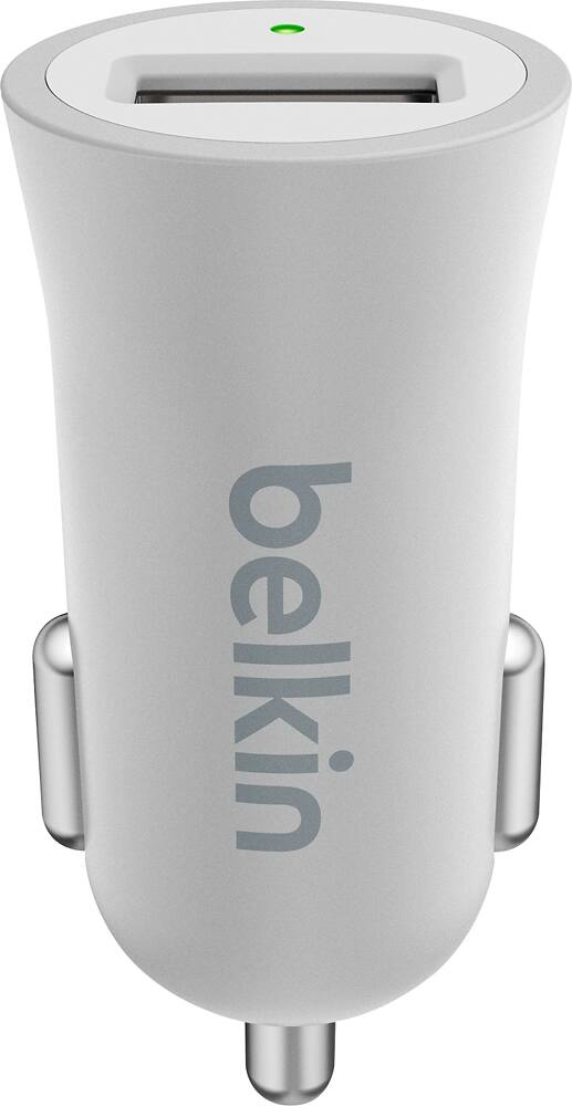 Belkin - MIXIT Metallic Car Charger - Silver - Front Zoom