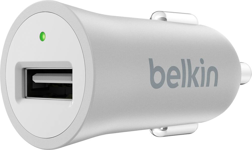 Belkin - MIXIT Metallic Car Charger - Silver - AlternateView11 Zoom