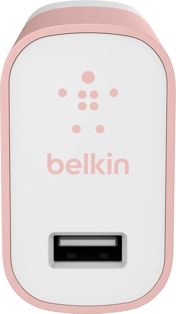 Belkin - MIXIT Metallic Wall Charger - Rose Gold - Front Zoom