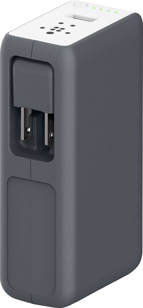 Belkin - Travel RockStar Portable Charger - White, Gray - AlternateView12 Zoom