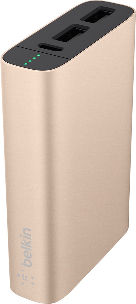 Belkin - MIXIT Portable Charger - Gold - Front Zoom