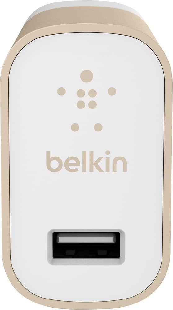 Belkin - MIXIT Metallic Wall Charger - Gold - Front Zoom