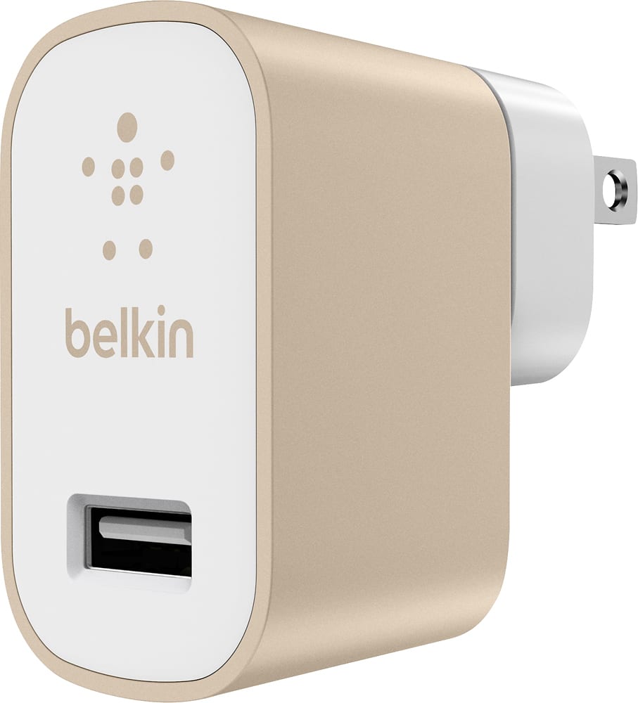 Belkin - MIXIT Metallic Wall Charger - Gold - AlternateView1 Zoom