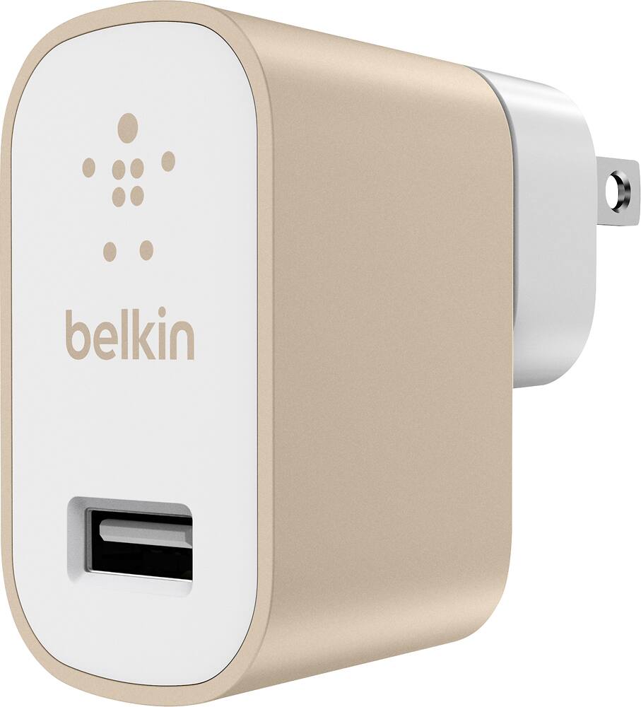 Belkin - MIXIT Metallic Wall Charger - Gold - AlternateView1 Zoom