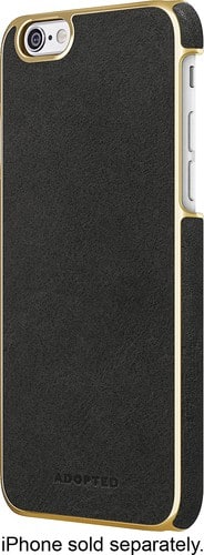 ADOPTED - Back Cover for Apple iPhone 6 and 6s - Black - Larger Front
