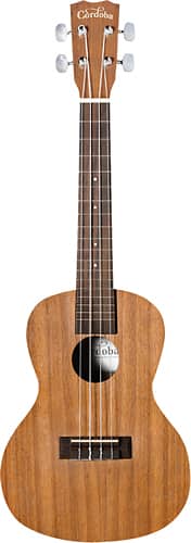 Cordoba - UP100 4-String Concert-Size Ukulele Pack - Natural - Larger Front