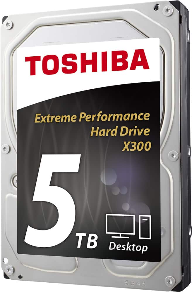 Toshiba - 5TB Internal SATA Hard Drive for Desktops - Front Zoom