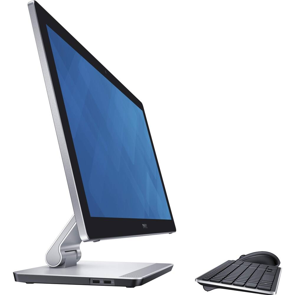 Dell - Inspiron 7459 23.8" Touch-Screen All-In-One - 16GB Memory - 1TB Hard Drive + 32GB Solid State Drive - Black/Silver - Angle Zoom