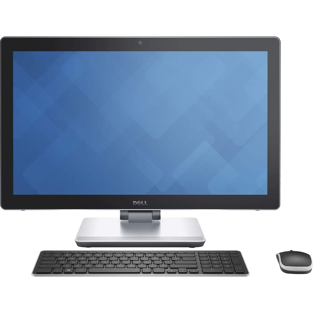 Dell - Inspiron 7459 23.8" Touch-Screen All-In-One - 16GB Memory - 1TB Hard Drive + 32GB Solid State Drive - Black/Silver - Front Zoom