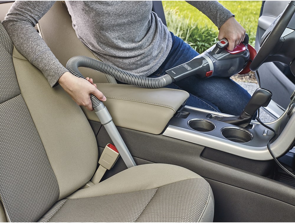 Black & Decker - Automotive Bagless Hand Vac - Titanium/Red - AlternateView13 Zoom