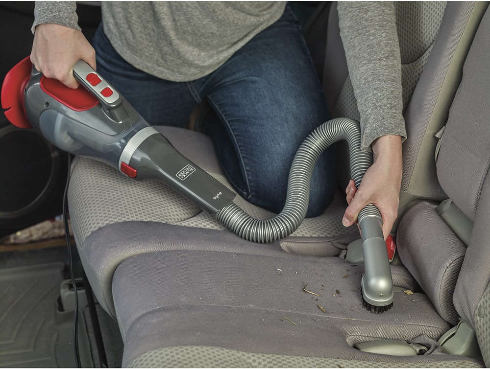 Black & Decker - Automotive Bagless Hand Vac - Titanium/Red - AlternateView15 Zoom