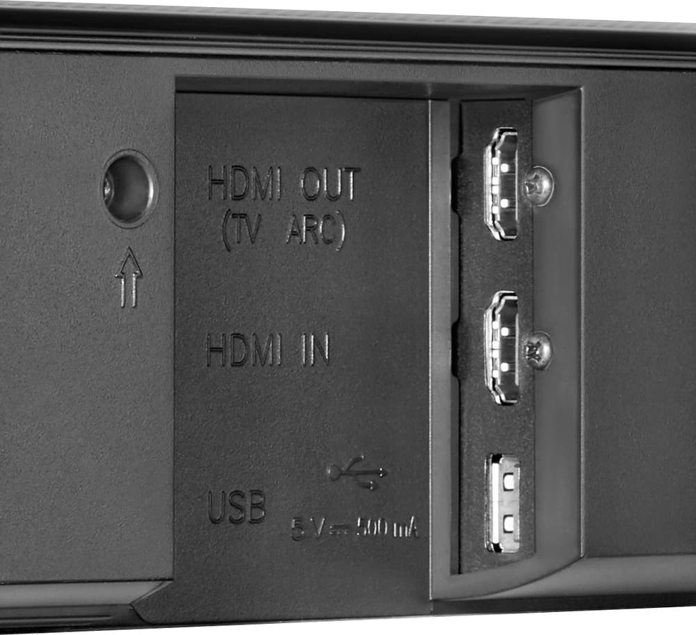 LG - Music Flow 4.1-Ch. Soundbar with Wireless Subwoofer - Black - AlternateView14 Zoom