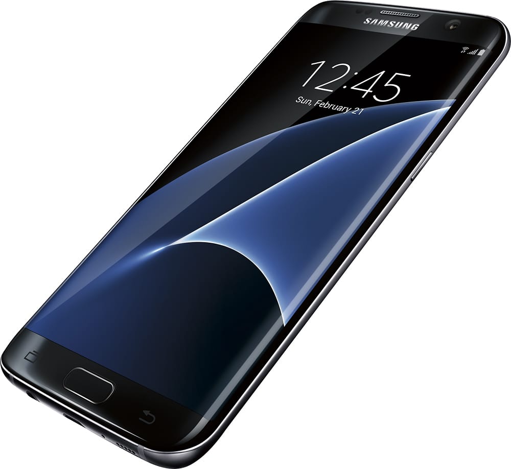 Samsung - Galaxy S7 edge 32GB - Black Onyx (Sprint) - AlternateView12 Zoom