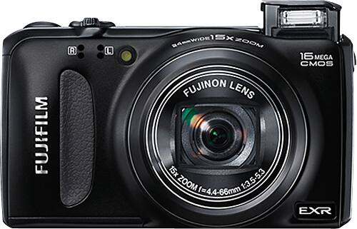 Fujifilm - FinePix F660EXR 16.0-Megapixel Digital Camera - Black - Larger Front