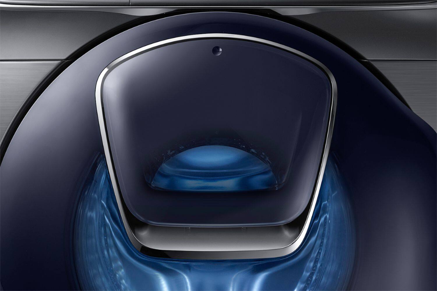 Samsung - 4.5 Cu. Ft. 14-Cycle Addwash™ High-Efficiency Front-Loading Washer with Steam - Black Stainless - AlternateView12 Zoom