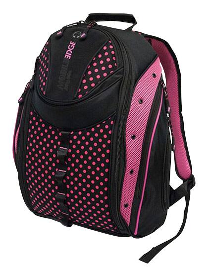 Mobile Edge - Express Women's Laptop Backpack - Pink/Black - Larger Front