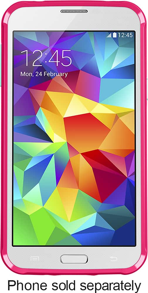 Belkin - AIR PROTECT Grip Bumper Case for Samsung Galaxy S 5 Cell Phones - Magenta - AlternateView2 Zoom