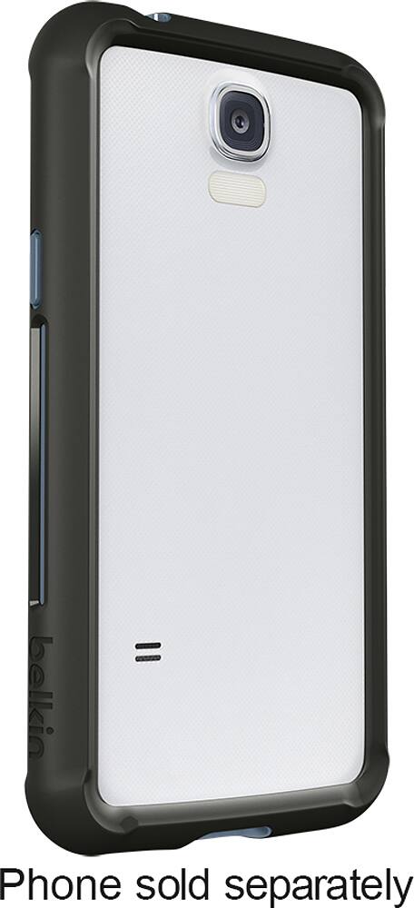 Belkin - AIR PROTECT Grip Bumper Case for Samsung Galaxy S 5 Cell Phones - Black - Angle Zoom