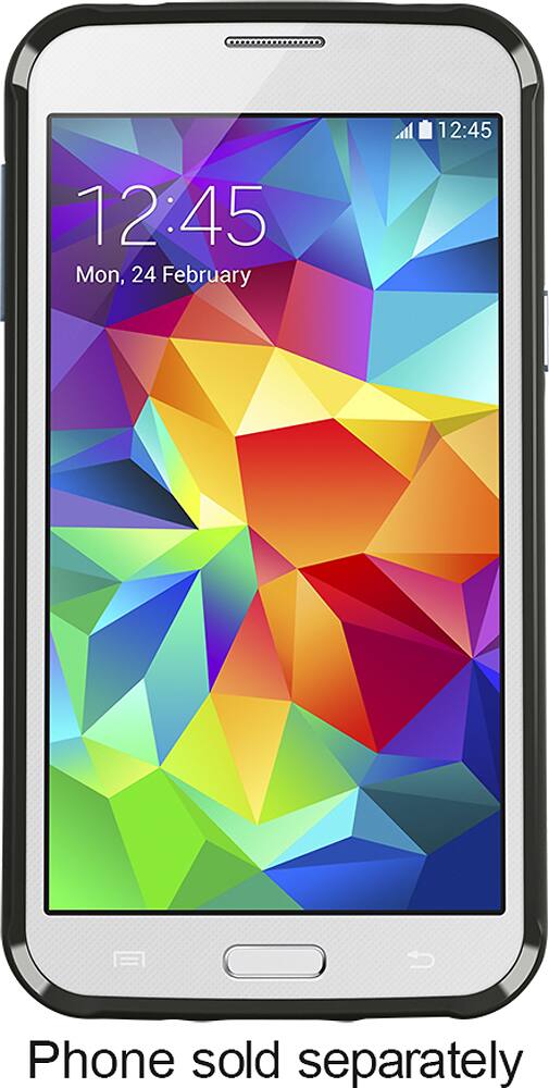 Belkin - AIR PROTECT Grip Bumper Case for Samsung Galaxy S 5 Cell Phones - Black - AlternateView2 Zoom