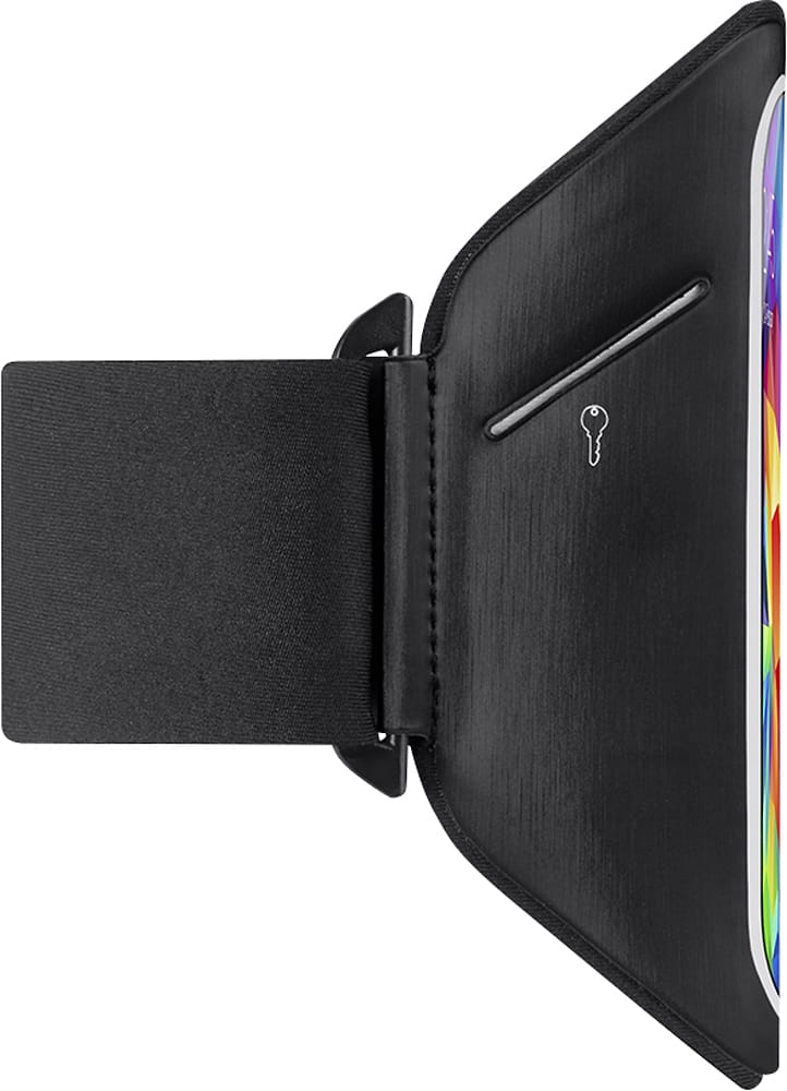 Belkin - Sport-Fit Plus Armband for Samsung Galaxy S 5 Cell Phones - Black - AlternateView1 Zoom