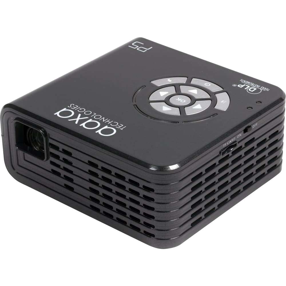 AAXA - P5 Pico 720p DLP Projector - Gray - Back Zoom