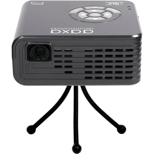 AAXA - P5 Pico 720p DLP Projector - Gray - Larger Front