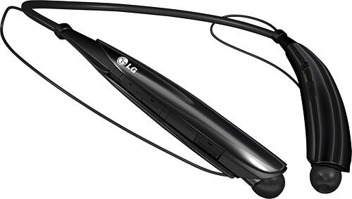 LG - Tone Pro Wireless Headphones - Black - Angle