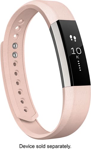 Fitbit - Alta Leather band (Small) - Blush Pink - Angle