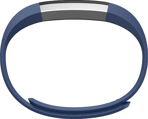 Fitbit - Alta Classic Accessory Band for Fitbit Alta Wireless Activity and Sleep Tracker - Blue - Larger Front