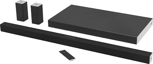VIZIO - SmartCast™ 5.1-Channel Soundbar System with 6" Wireless Subwoofer - Black - Larger Front