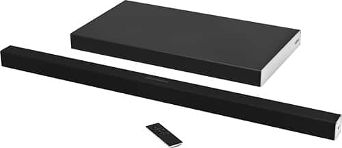 VIZIO - SmartCast™ 3.1-Channel Soundbar System with 24.2" Wireless Subwoofer - Black - Larger Front