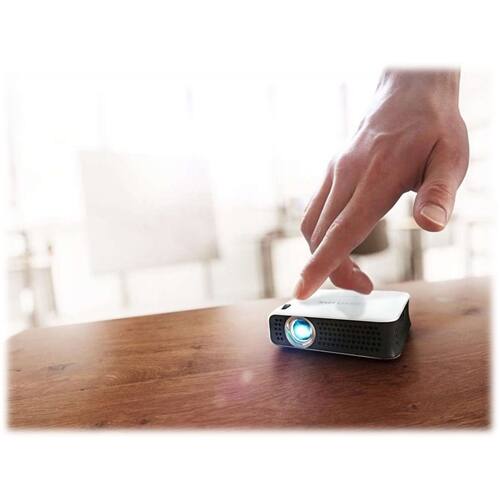 Philips - PicoPix PPX4010 DLP Projector - Silver - Alternate View 13