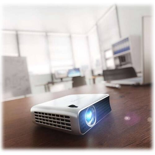 Philips - PicoPix PPX4010 DLP Projector - Silver - Alternate View 14