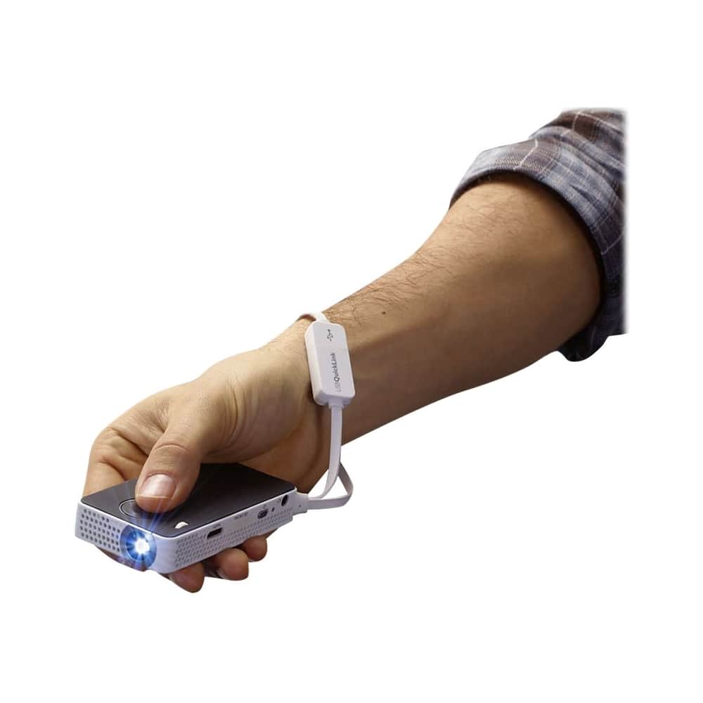 Philips - PicoPix PPX4350W DLP Projector - Black/white - AlternateView11 Zoom